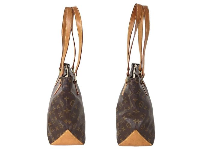 Borsa Tote Cabas Piano Louis Vuitton Marrone Monogramma - vista 4