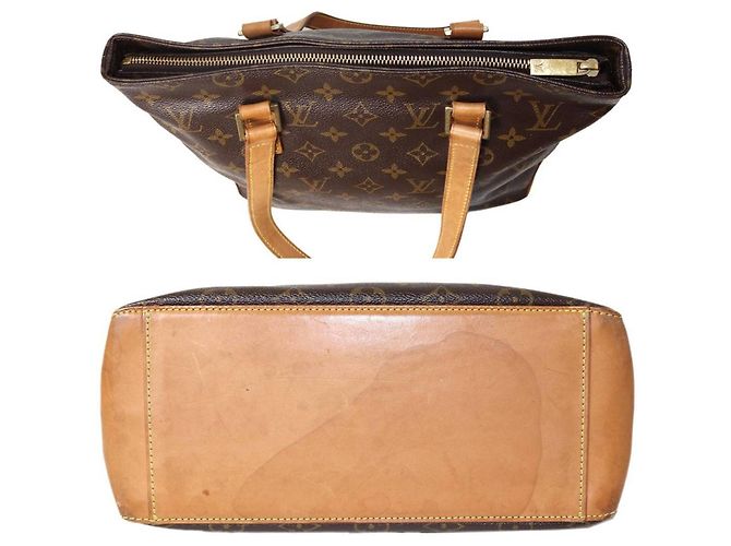 Borsa Tote Cabas Piano Louis Vuitton Marrone Monogramma - vista 5