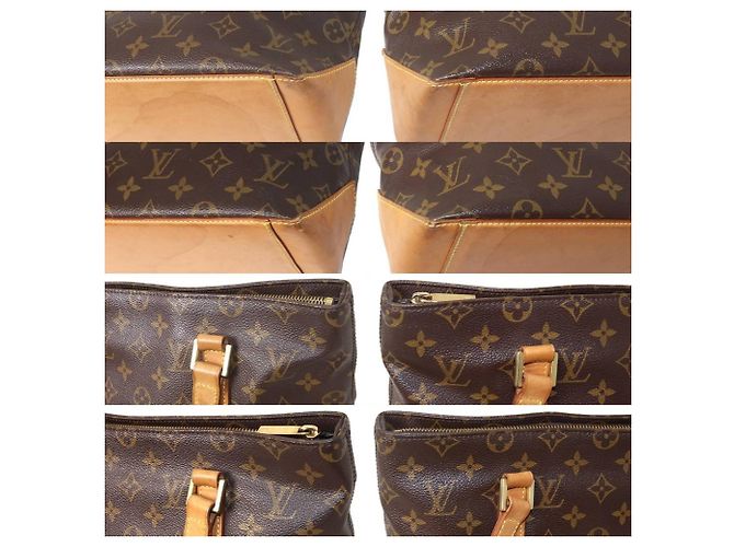 Borsa Tote Cabas Piano Louis Vuitton Marrone Monogramma - vista 6