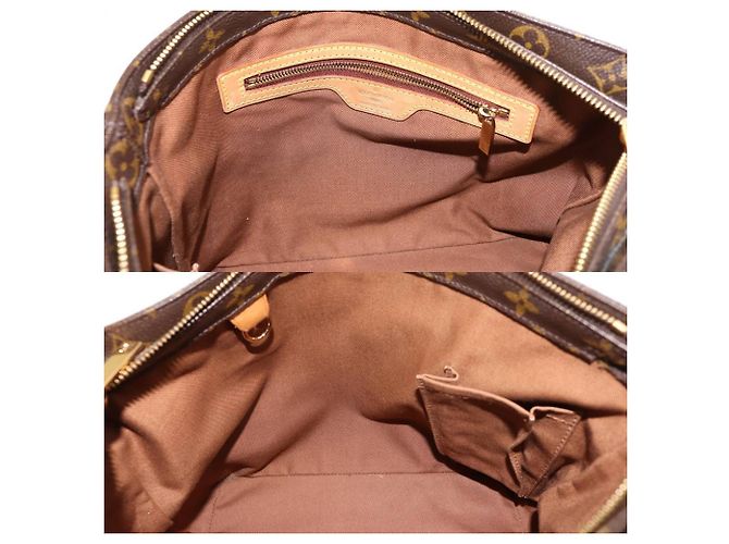 Borsa Tote Cabas Piano Louis Vuitton Marrone Monogramma - vista 9