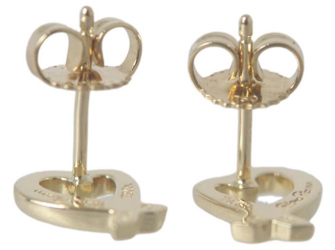 Orecchini a lobo Tiffany & Co. Loving Heart in oro 18K - vista 2