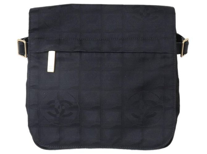 Borsa a tracolla Chanel nera - New Travel Line Nero - vista 2