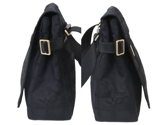 Borsa a tracolla Chanel nera - New Travel Line Nero - vista 4
