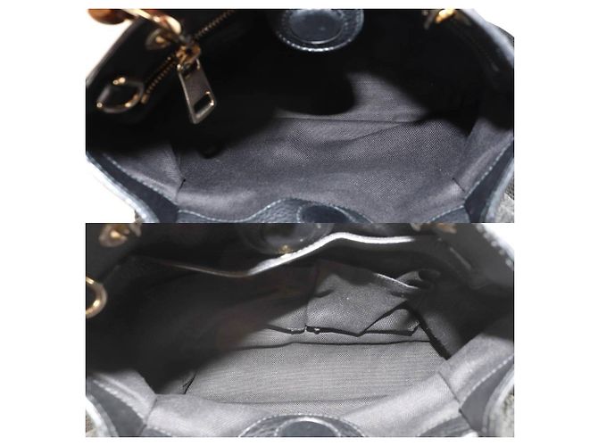 GUCCI Bamboo 2-Way Handtasche/Schultertasche in Schwarz - Ansicht 9