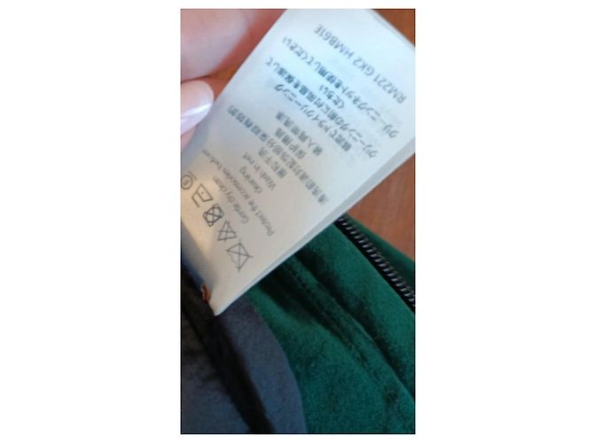 Louis Vuitton Giacca in velluto colorblock FW22 Nero Bianco Blu Verde - vista 7