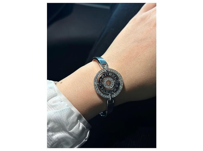 Bulgari Bracciale Bvlgari Grilia Luna in oro bianco e diamanti Argento - vista 2