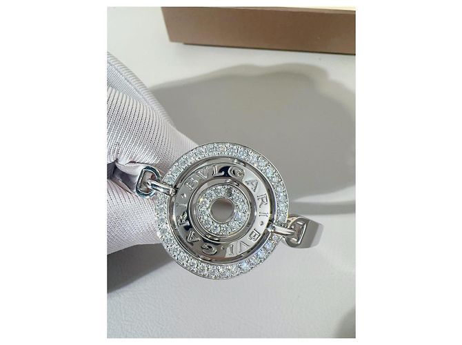 Bulgari Bracciale Bvlgari Grilia Luna in oro bianco e diamanti Argento - vista 8