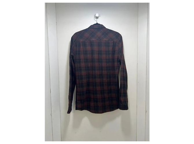 Zadig & Voltaire Camicia a quadri uomo Multicolore Bordò - vista 4
