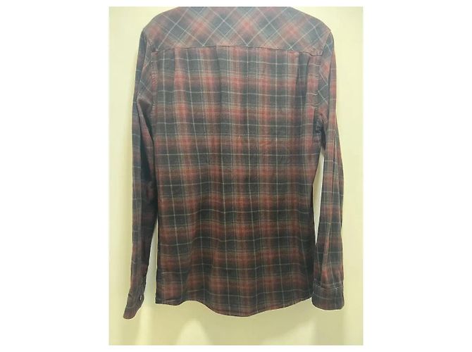 Zadig & Voltaire Camicia a quadri uomo Multicolore Bordò - vista 5