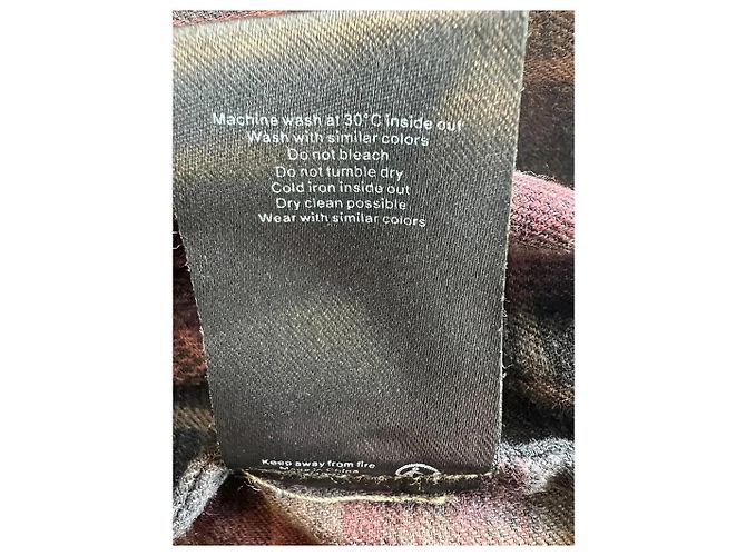 Zadig & Voltaire Camicia a quadri uomo Multicolore Bordò - vista 7