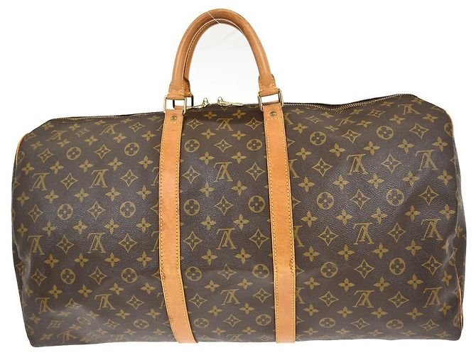 Louis Vuitton Keepall Monogram Canvas 55 Brown - view 2