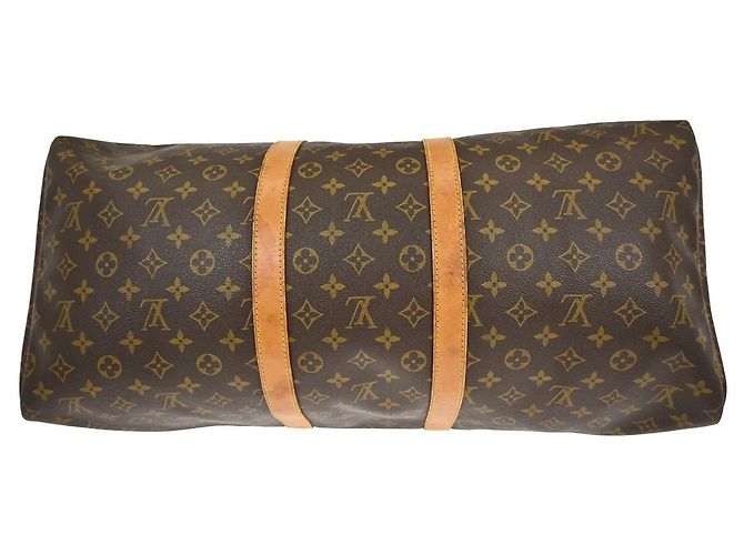 Louis Vuitton Keepall Monogram Canvas 55 Brown - view 7