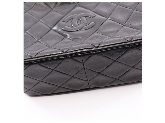 Borsa a Spalla Chanel Diamond Stitch Mini Tassel Nero - vista 7