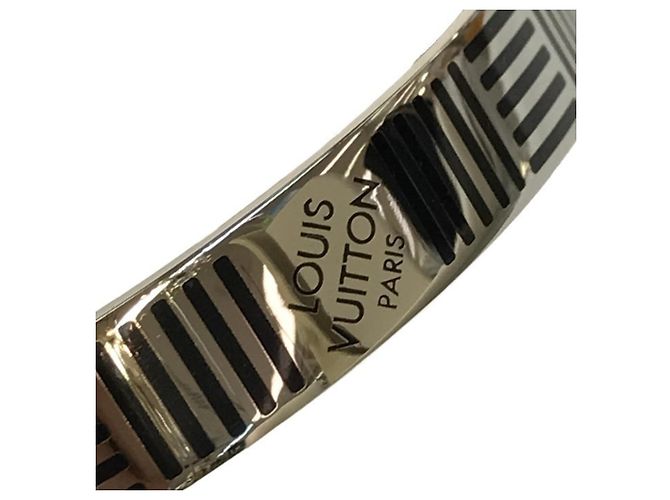 Bracciale Jonc Damier Colors Louis Vuitton Nero Argento - vista 3