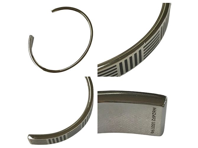 Bracciale Jonc Damier Colors Louis Vuitton Nero Argento - vista 6