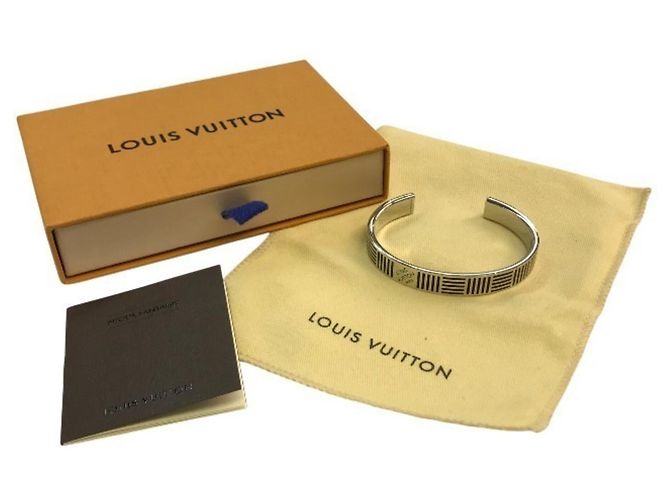 Bracciale Jonc Damier Colors Louis Vuitton Nero Argento - vista 8