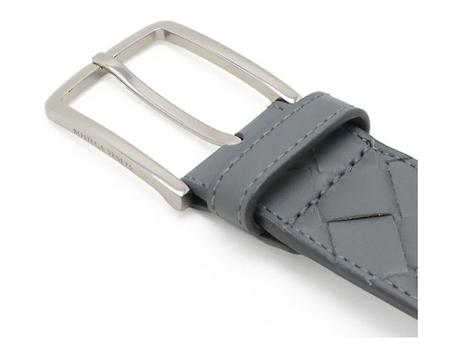 Bottega Veneta Intrecciato Ledergürtel Braun - Ansicht 4