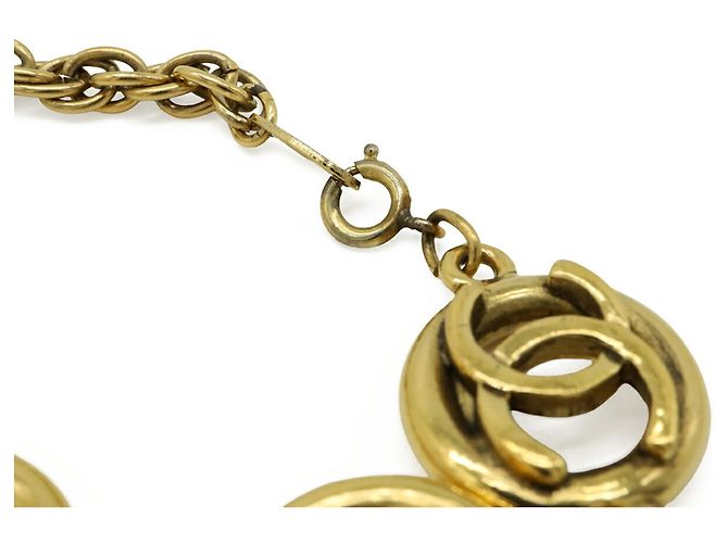 Bracciale con catena e cerchio logo Coco di Chanel D'oro - vista 5