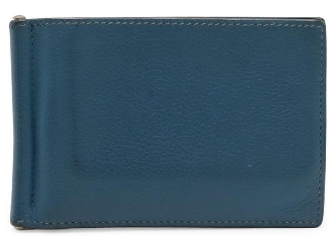 Hermès HERMES Poker Bi-fold Wallet in Peacock Blue Blau - Ansicht 2