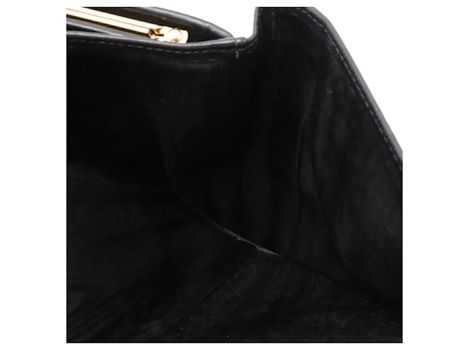Chanel Coco Mark Long Wallet Schwarz - Ansicht 8