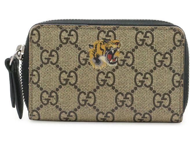 Gucci Bestiary GG Supreme Rundgeldbörse/Münzbeutel - Ansicht 2