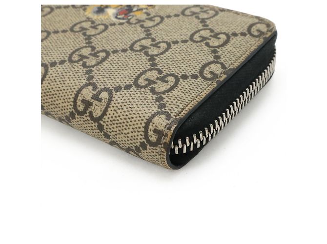 Gucci Bestiary GG Supreme Rundgeldbörse/Münzbeutel - Ansicht 4