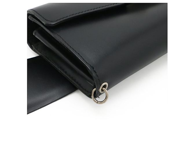 Chanel 2.55 Borsa cintura in pelle nera Nero - vista 4