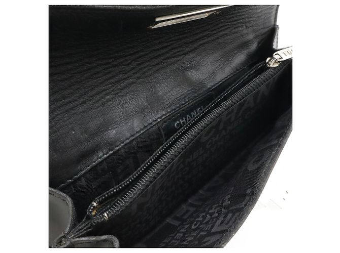 Chanel 2.55 Borsa cintura in pelle nera Nero - vista 8