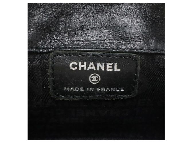Chanel 2.55 Borsa cintura in pelle nera Nero - vista 9