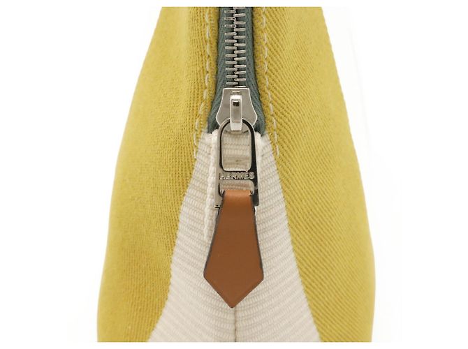 Hermès HERMES Bolide Pouch Mini Rayures Verde - vista 5