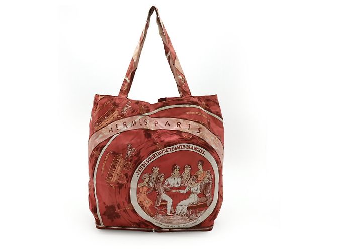 Hermès Borsa Tote Hermes Silky Pop Eco Bag Rosso Multicolore - vista 2