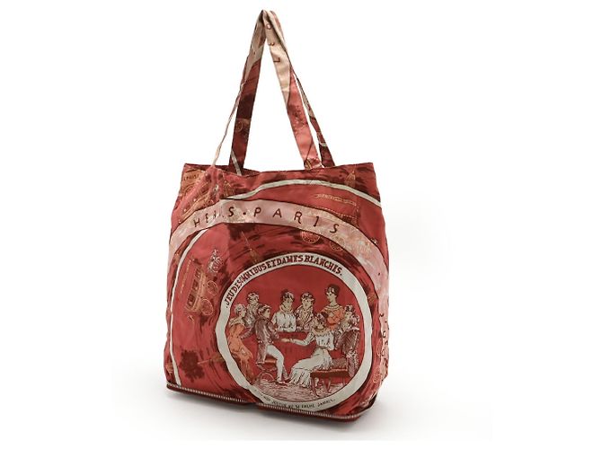 Hermès Borsa Tote Hermes Silky Pop Eco Bag Rosso Multicolore - vista 3