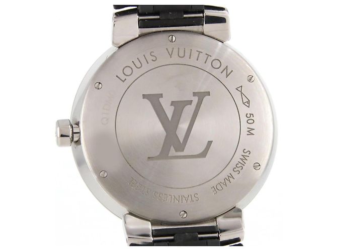 Orologio Louis Vuitton Tambour Slim Monogram Q1DM0 Quartz - vista 5