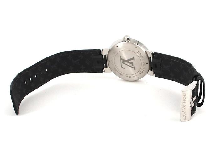 Orologio Louis Vuitton Tambour Slim Monogram Q1DM0 Quartz - vista 7