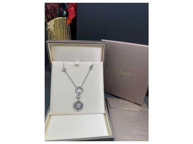 Bulgari Collana Bvlgari Astrale in Platino e Diamanti Argento - vista 2