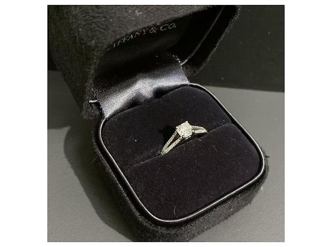 Anello di diamanti Tiffany & Co. Lucida Argento - vista 3