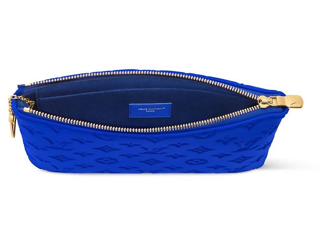 Louis Vuitton Neon Wave Monogram Pouch Blue - view 2