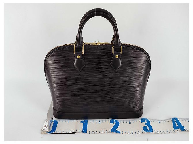 Borsa Louis Vuitton Moon Alma in Tela Monogram Nero - vista 2