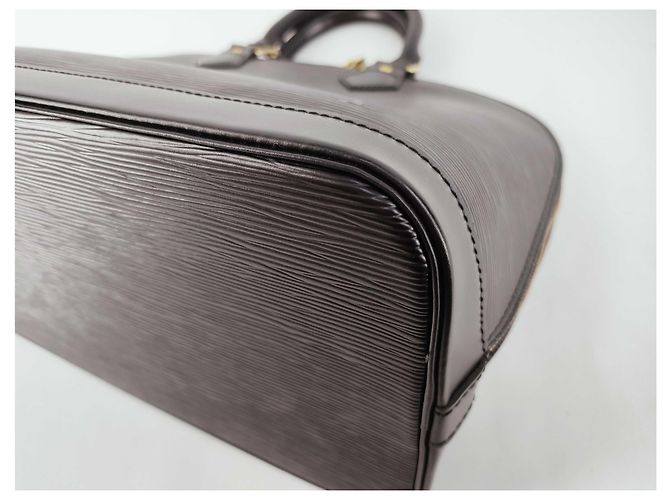 Borsa Louis Vuitton Moon Alma in Tela Monogram Nero - vista 6