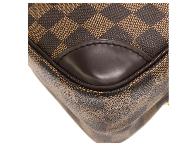 Borsa a tracolla Louis Vuitton Damier Amazon Marrone - vista 3