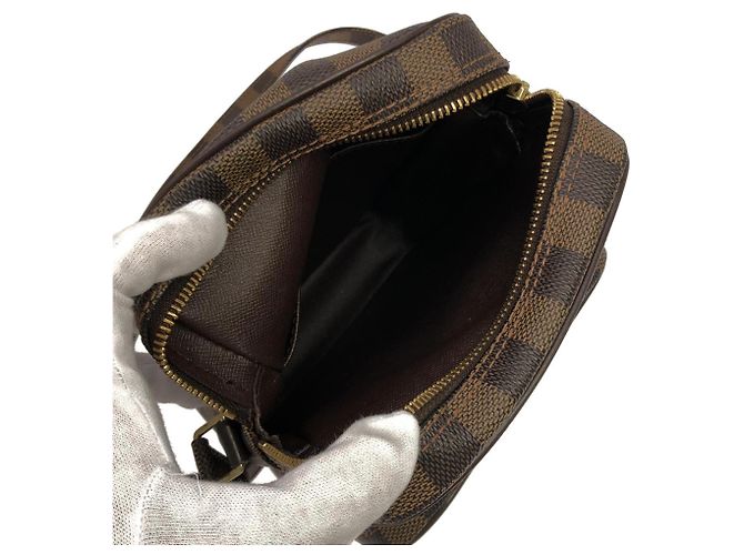 Borsa a tracolla Louis Vuitton Damier Amazon Marrone - vista 9