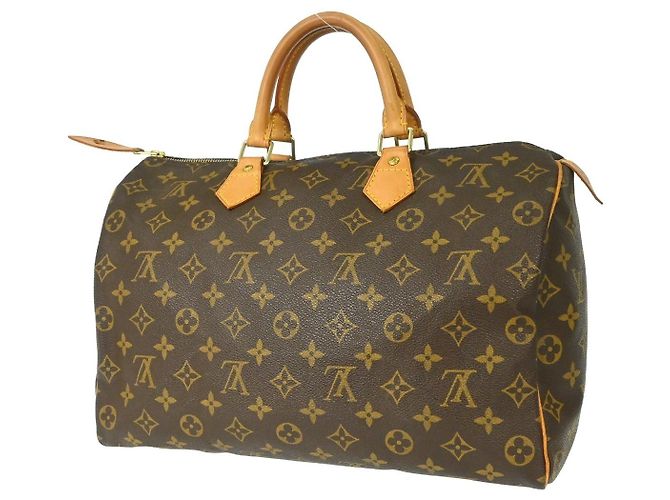 Louis Vuitton Speedy Monogram Canvas 35 Marrone - vista 2