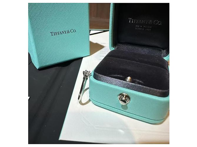 Tiffany & Co. Verlobungsring mit 0,3 Karat Diamant Silber - Ansicht 3