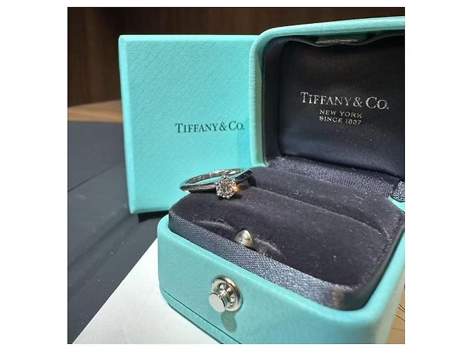 Tiffany & Co. Verlobungsring mit 0,3 Karat Diamant Silber - Ansicht 4