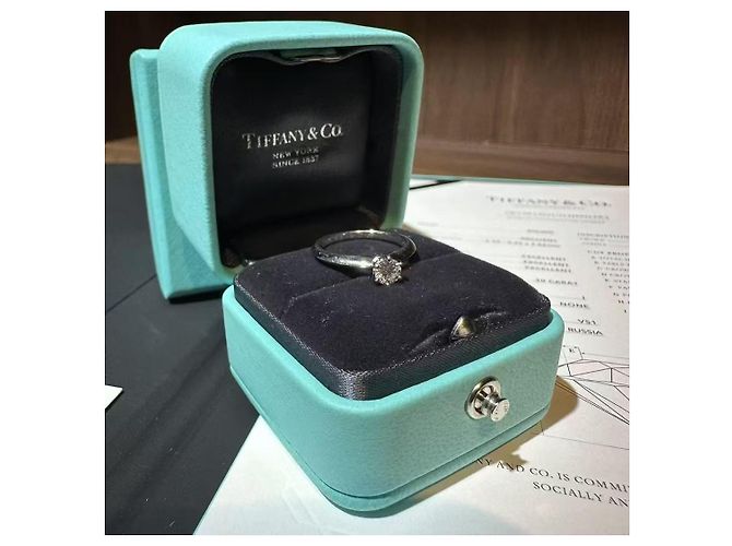 Tiffany & Co. Verlobungsring mit 0,3 Karat Diamant Silber - Ansicht 5