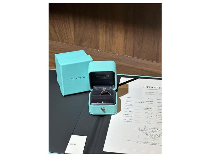 Tiffany & Co. Verlobungsring mit 0,3 Karat Diamant Silber - Ansicht 7