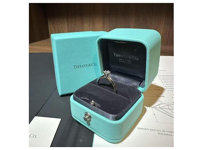 Tiffany & Co. Verlobungsring mit 0,3 Karat Diamant Silber - Ansicht 8