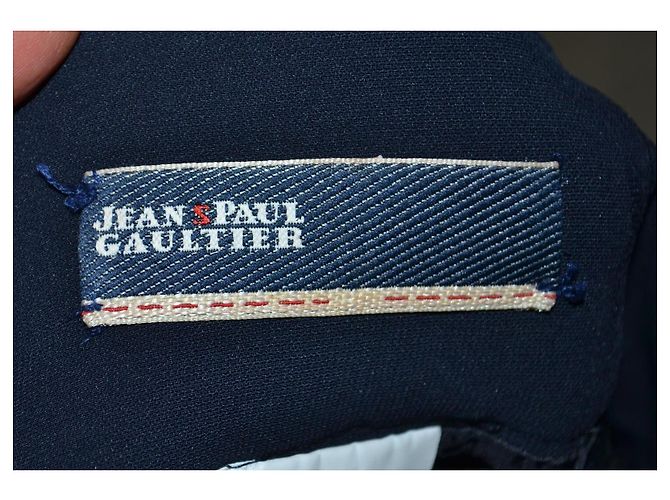 Falda Midi Jean Paul Gaultier Azul Oscuro - vista 2