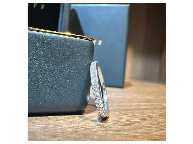 Anillo Eternity Graff Classic Diamantes Plata - vista 4