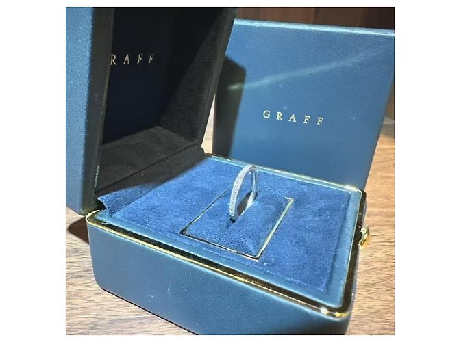 Anillo Eternity Graff Classic Diamantes Plata - vista 6